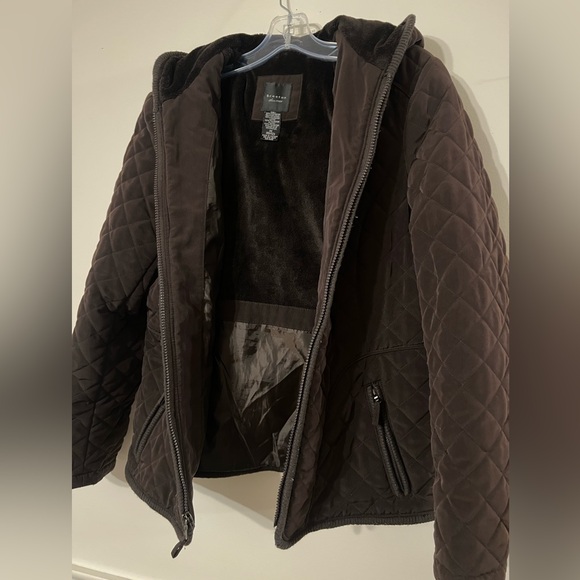Braetan Brown Quilted Jacket - Picture 2 of 5